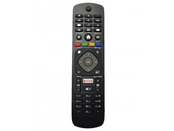 8049/7276 CONTROLE REMOTO COMPATIVEL PHILIPS LED SMART C/TECLA NETFLIX