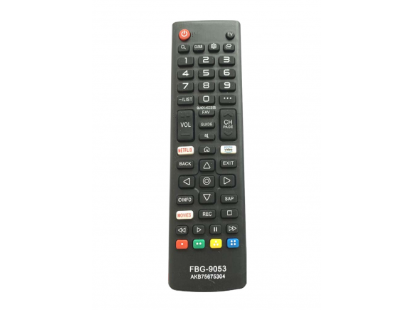 9053 CONTROLE COMPATÍVEL TV LG SMART C/ NETFLIX E PRIME