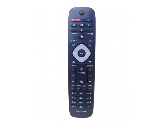 8076 CONTROLE REMOTO COMPATIVEL TV PHILIPS SMART