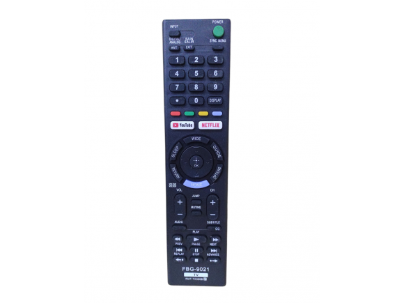 9021 CONTROLE REMOTO COMPATIVEL TV SONY SMART 9010