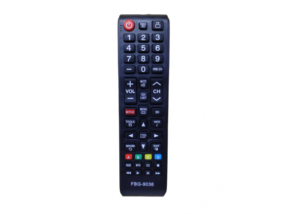 9036 CONTROLE REMOTO COMPATIVEL TV SAMSUNG SMART NETFLIX