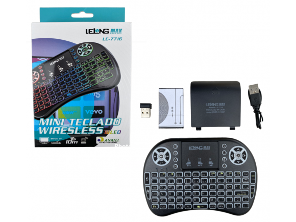 MINI TECLADO PORATIL WIRESLESS LE-7716