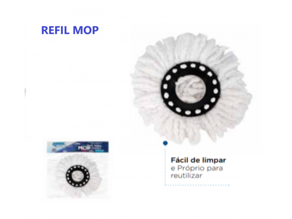 REFIL MOP GIRATORIO 8 LITROS CLEAN TECH CT0002