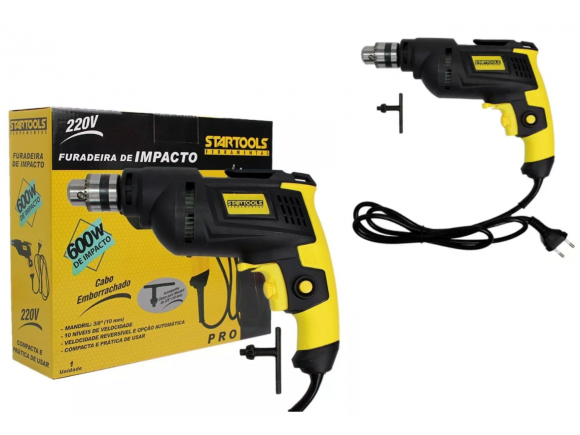 FURADEIRA DE IMPACTO 600W 220V  STARTOOLS AR0385