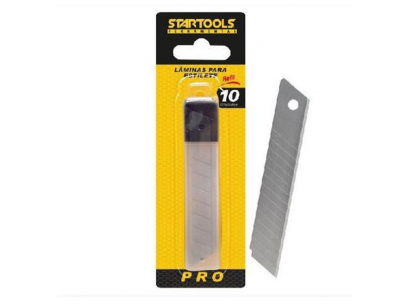 LAMINA REFIL PARA ESTILETE  COM 10 UN. STARTOOLS AR0229