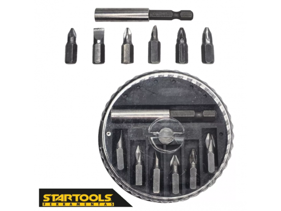 KIT DE BITS 7 PCS P/ PARAFUSADEIRA STARTOOLS AR0405