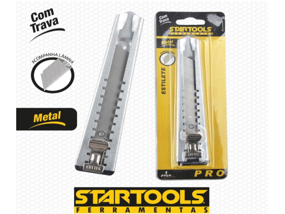 ESTILETE COM LAMINA DE METAL  STARTOOLS AR0230