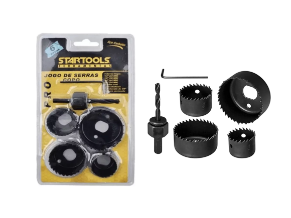 JOGO DE SERRA COPO 6PCS STARTOOLS AR0138