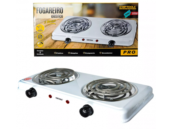 FOGAREIRO ELETRICO 2 BOCA 2000W 110V STARTOOLS AR0540