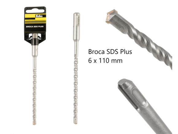 BROCA SDS PLUS 6 X 110 MM EDA OOF 019693