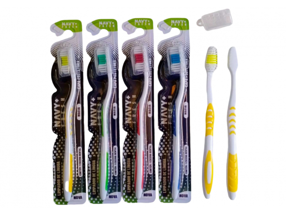 ESCOVA DENTAL MACIA ADULTO C/12 NAVY+FRESH N+4002