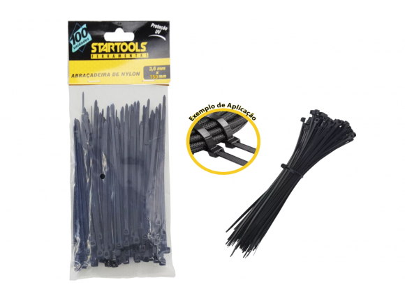 ABRAÇADEIRA DE NYLON ENFORCA GATO 3,6 X 150 MM COM 100 PCS AR0144