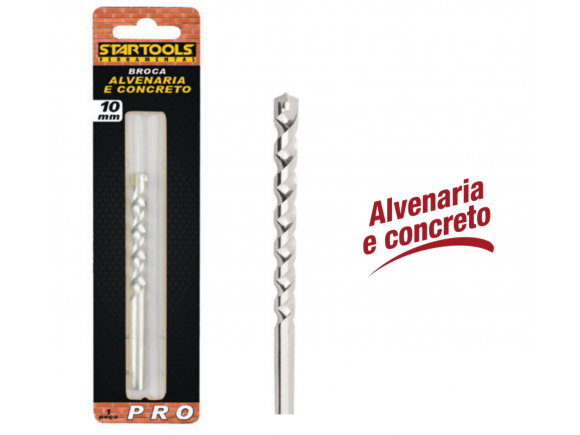 BROCA P/ ALVENARIA E CONCRETO 10 MM STARTOOLS AR0127