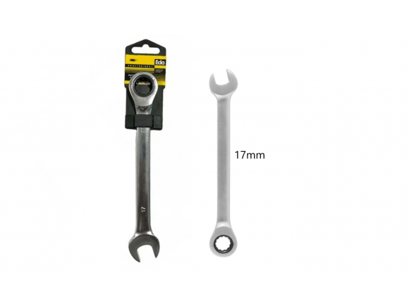 CHAVE COMBINADA C/ CATRACA 17 MM CABEÇA FIXA  EDA 9VZ 015961