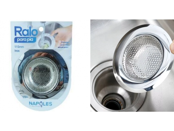 RALO DE INOX PARA PIA 11,5 CM NARP115A