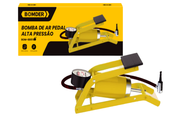 BOMBA DE AR DE  MANUAL PEDAL BOM-8801