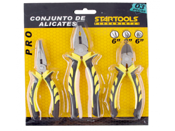 ALICATE COM 3 PCS BICO 6