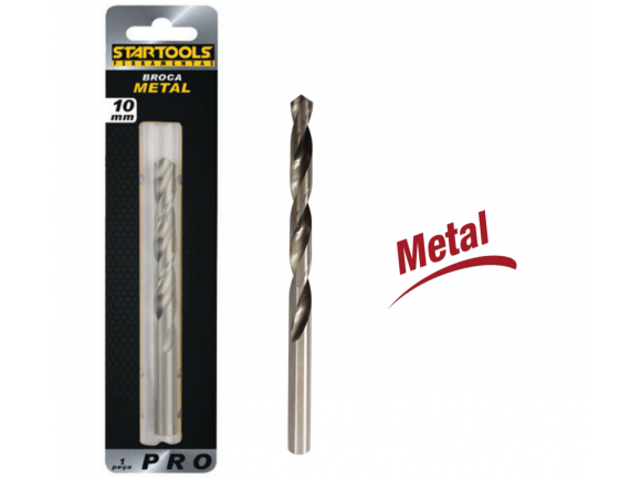 BROCA AÇO RAPIDO P/ METAL 10 MM STARTOOLS AR0133